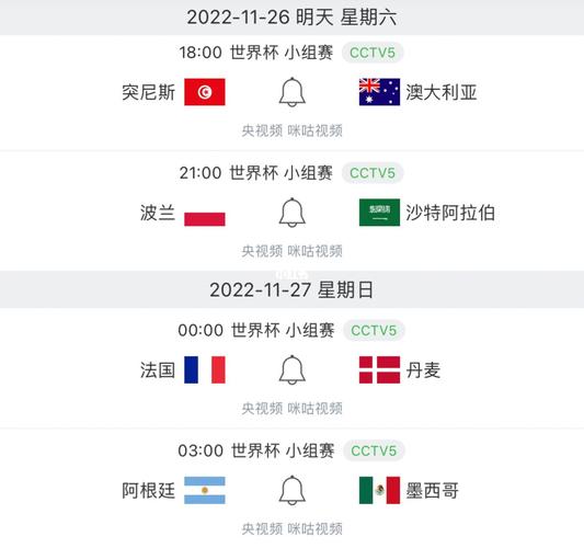 今天世界杯时间表
